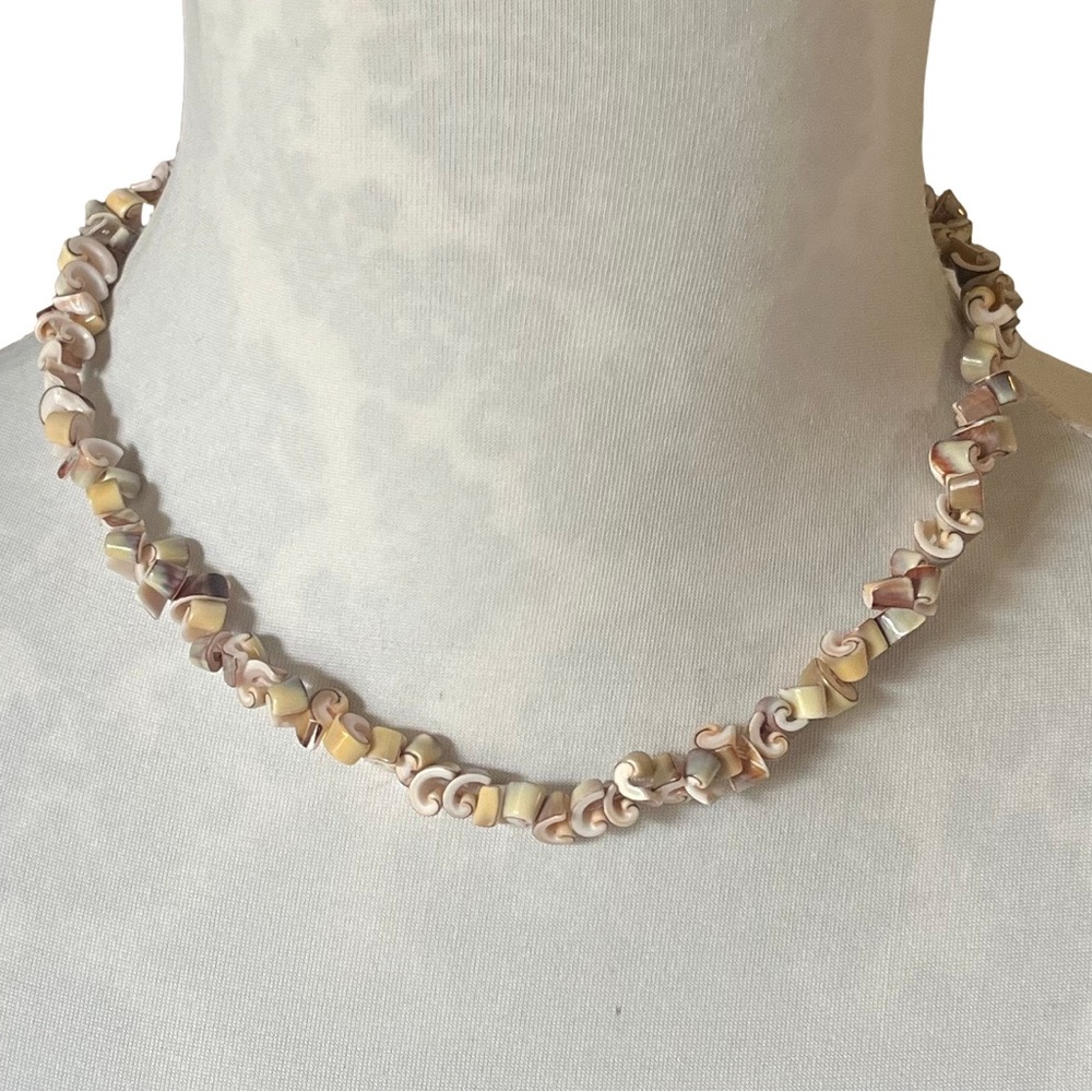 Natural Shell Choker Necklace Boho Beach Style